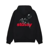 Stussy 8 Ball Apocalypse Zip Hoodie Blac