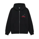 Stussy 8 Ball Apocalypse Zip Hoodie Black