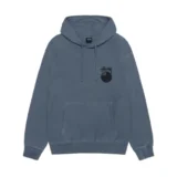 Stussy 8 Ball Pigment Hoodie Dyed Blue