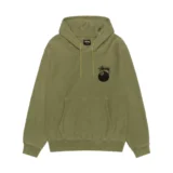 Stussy 8 Ball Pigment Hoodie Dyed Green