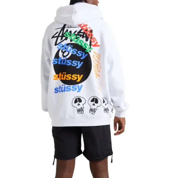 Stussy 8 Ball Test Strike Hoodie W