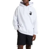 Stussy 8 Ball Test Strike Hoodie Whi