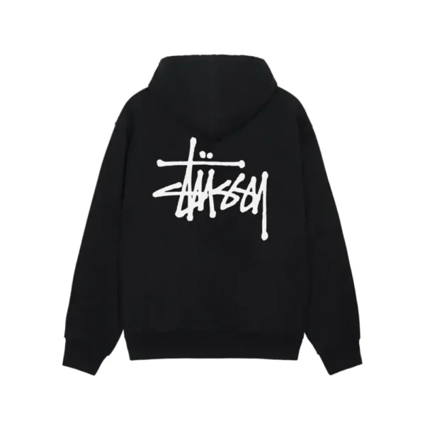 Stussy Basic Curry Black Full Zip Hoodi