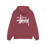 Stussy Basic Hoodie Curry Maroo