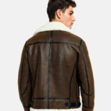 Men’s Shearling Liner Black Leather Jacke