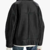 Noir Legacy Women’s Refined Black Design Shearling Jack
