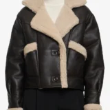 Olive Mirage Chic Modern Edition Women’s Shearling Jac