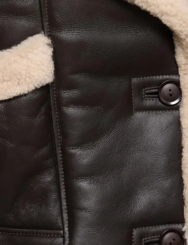 Olive Mirage Chic Modern Edition Women’s Shearling Jack