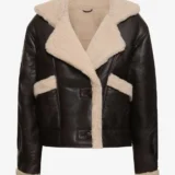 Olive Mirage Chic Modern Edition Women’s Shearling Jacket